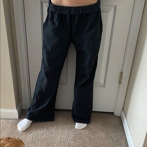 Black Wide-Leg Pants